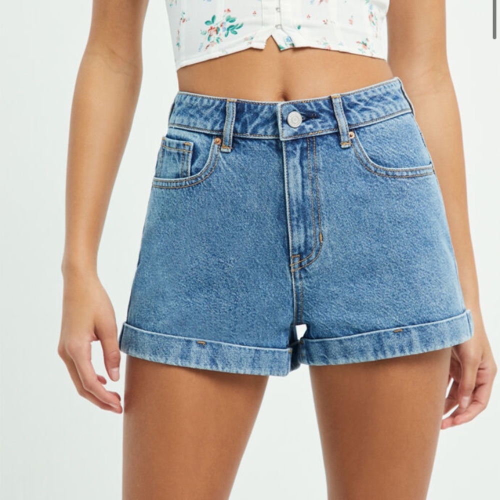 New American Eagle high waisted mom shorts